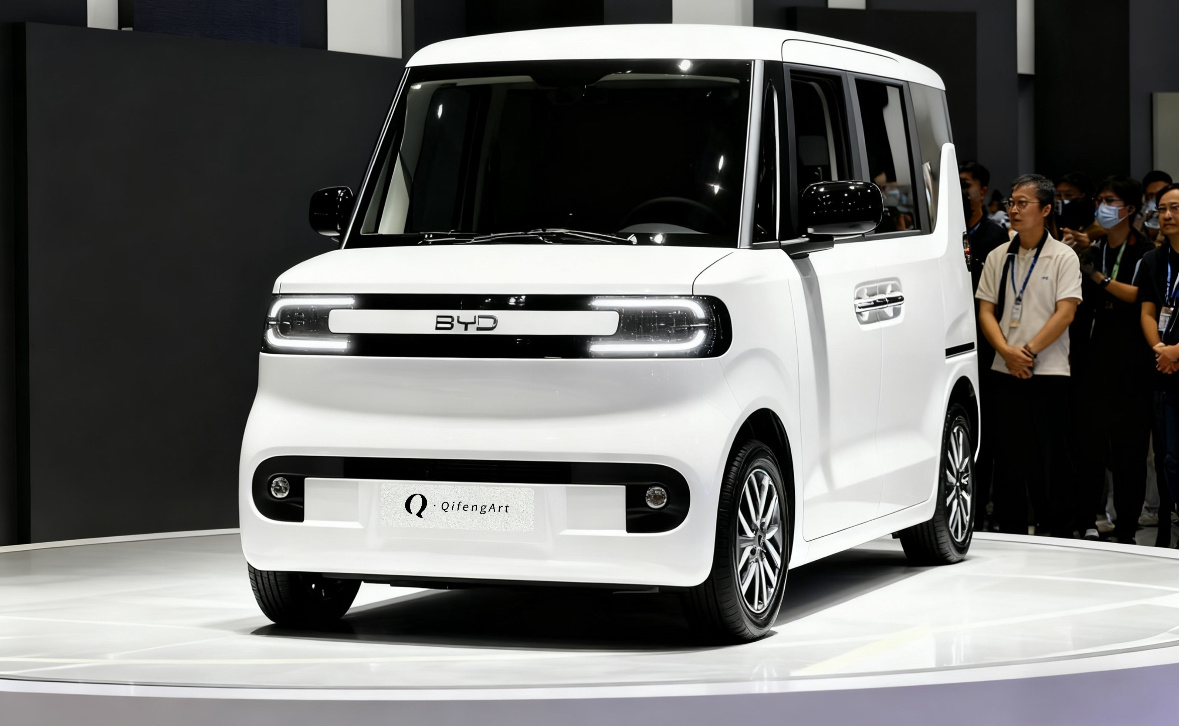 网友用AI制作的比亚迪Kar，很好看呀！ ​​​