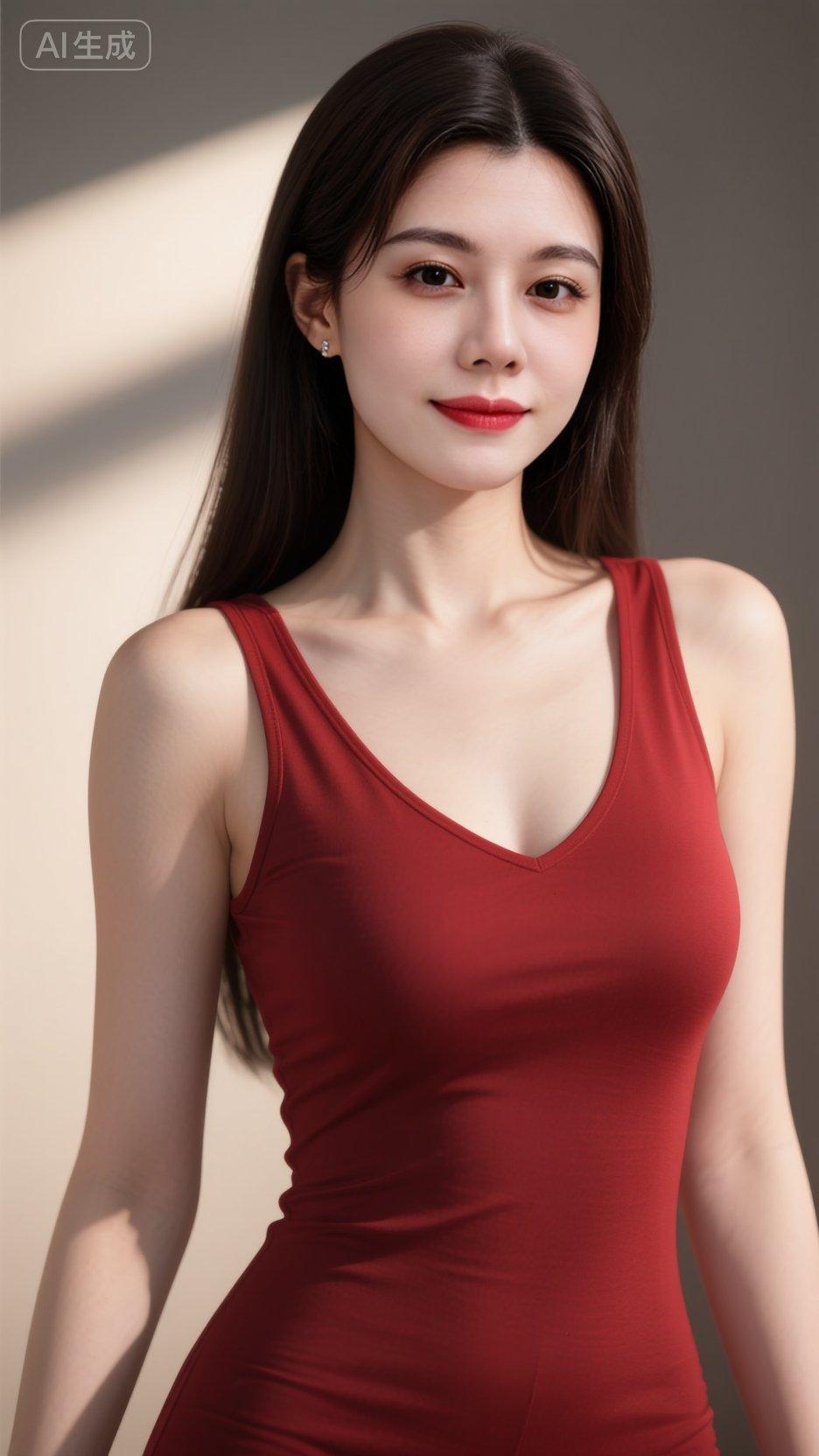 性感红裙魅力