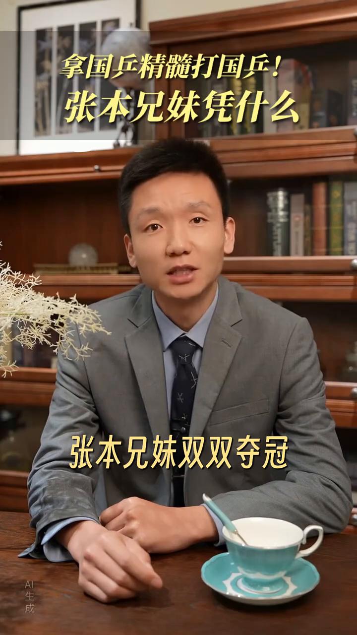 张本兄妹双双夺冠，一句献给爸妈直接把国乒逼到了悬崖边。韩乔生老师更是直言国乒必须