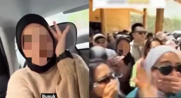 一群马来西亚游客在中国旅游，当众捂着鼻子，用马来语大喊“好臭”、“都不洗澡”。视