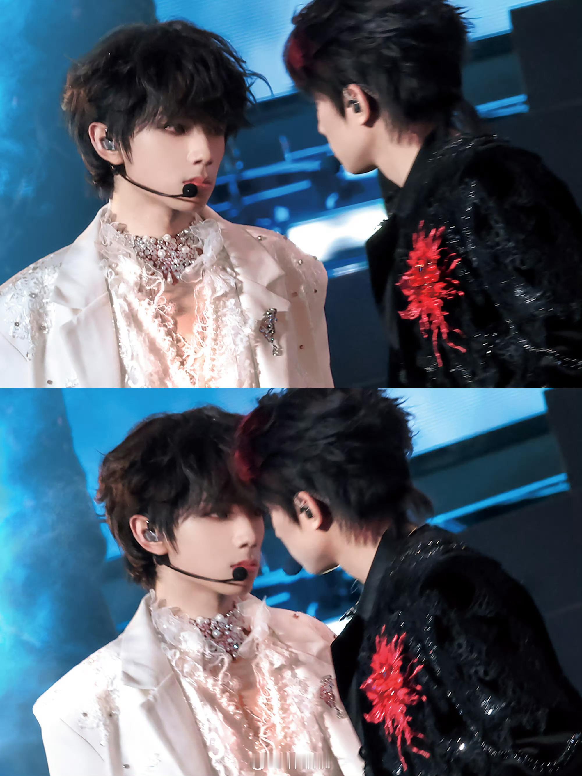 穆祉丞看灯牌 .橹穆灯牌橹穆 一眼看到橹穆的蓝粉色灯牌！！🩵🩷 