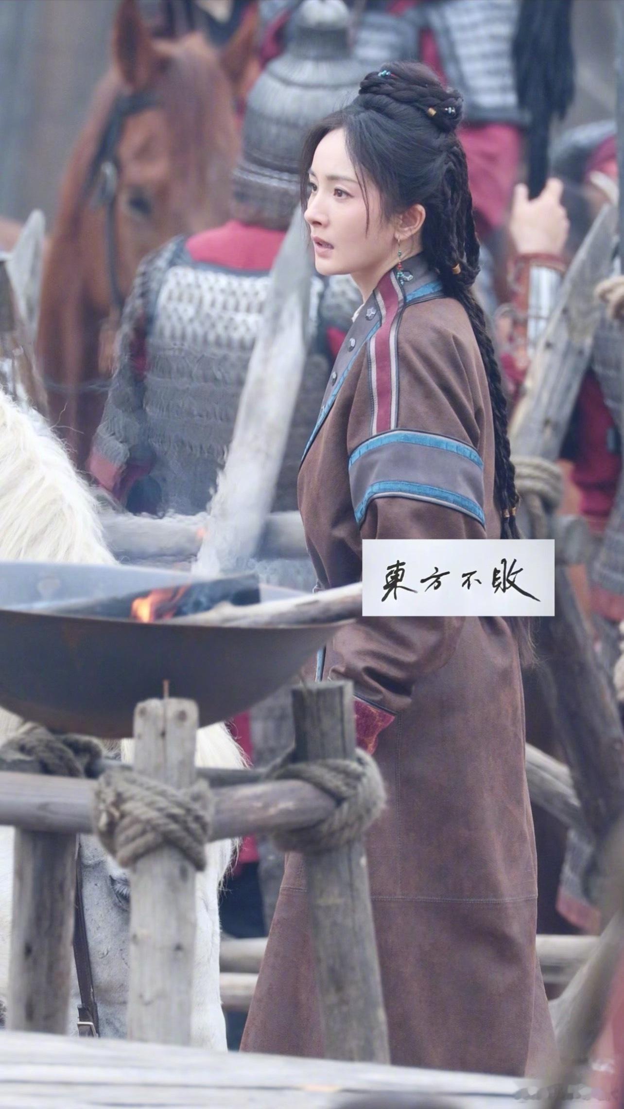 杨幂、刘学义《江山大同》同框路透 