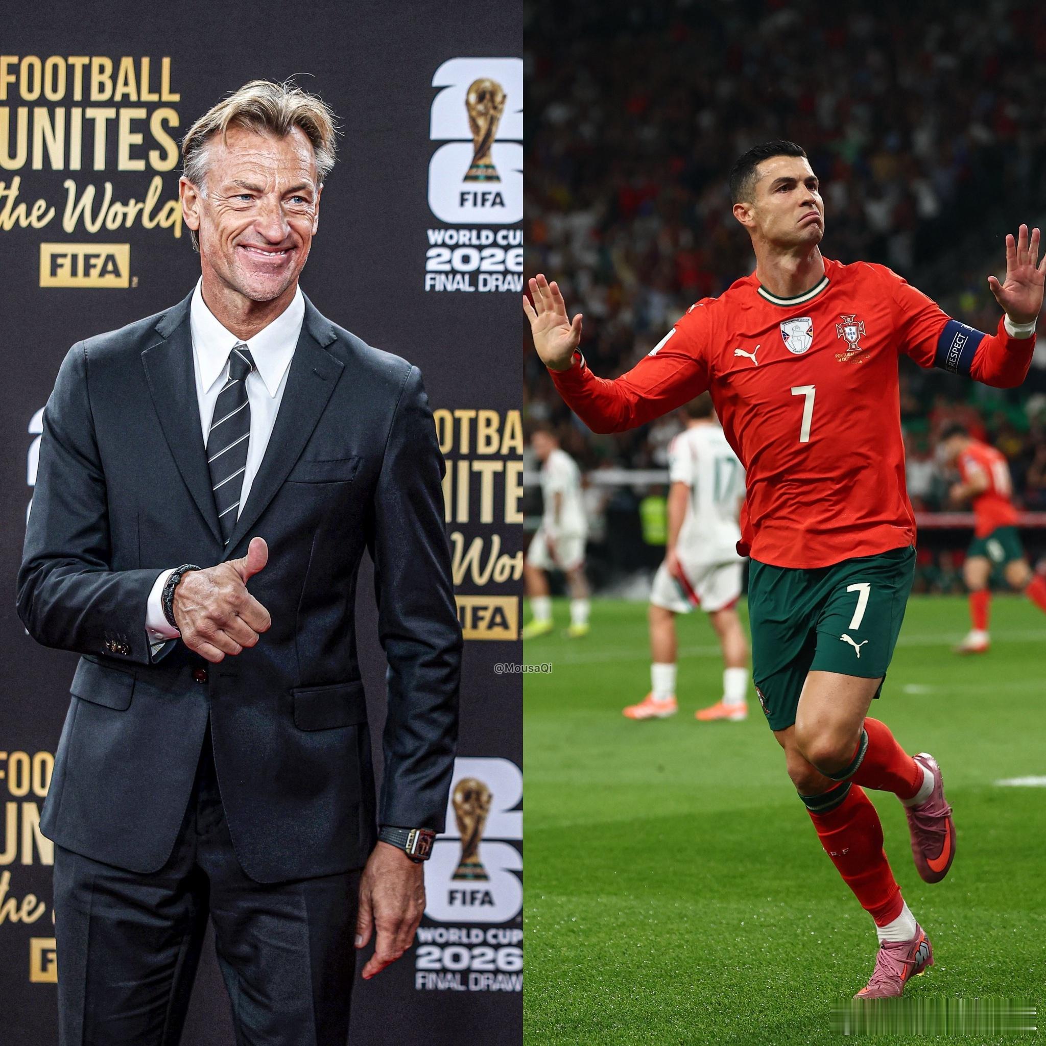 C罗 沙特国家队主教练勒纳尔：“我每周都看C罗代表利雅得胜利比赛，我也关注沙特联