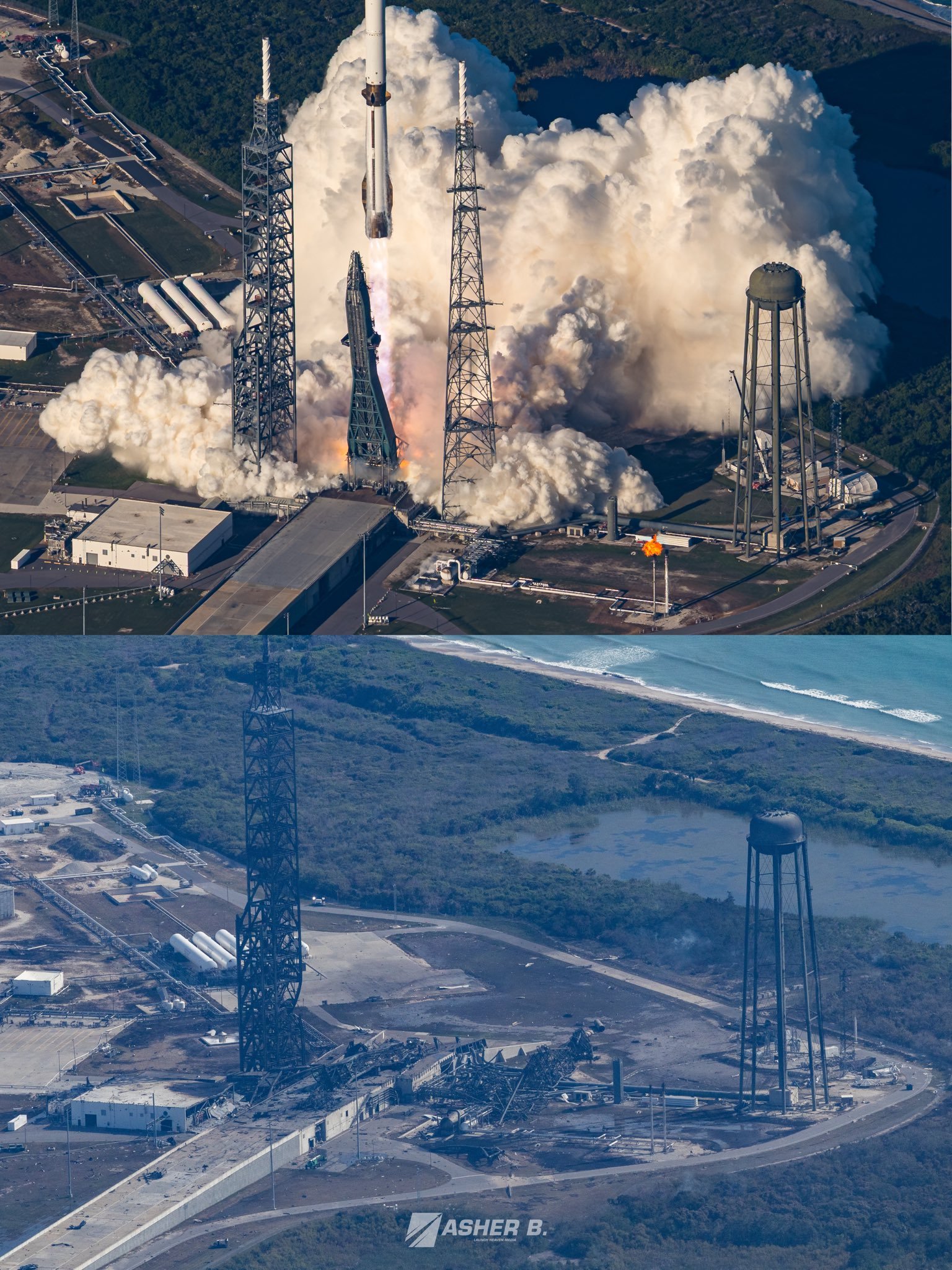 LC-36的两个塔和世贸中心的两个塔的角度是一样的，都是西北-东南，并且都是南塔