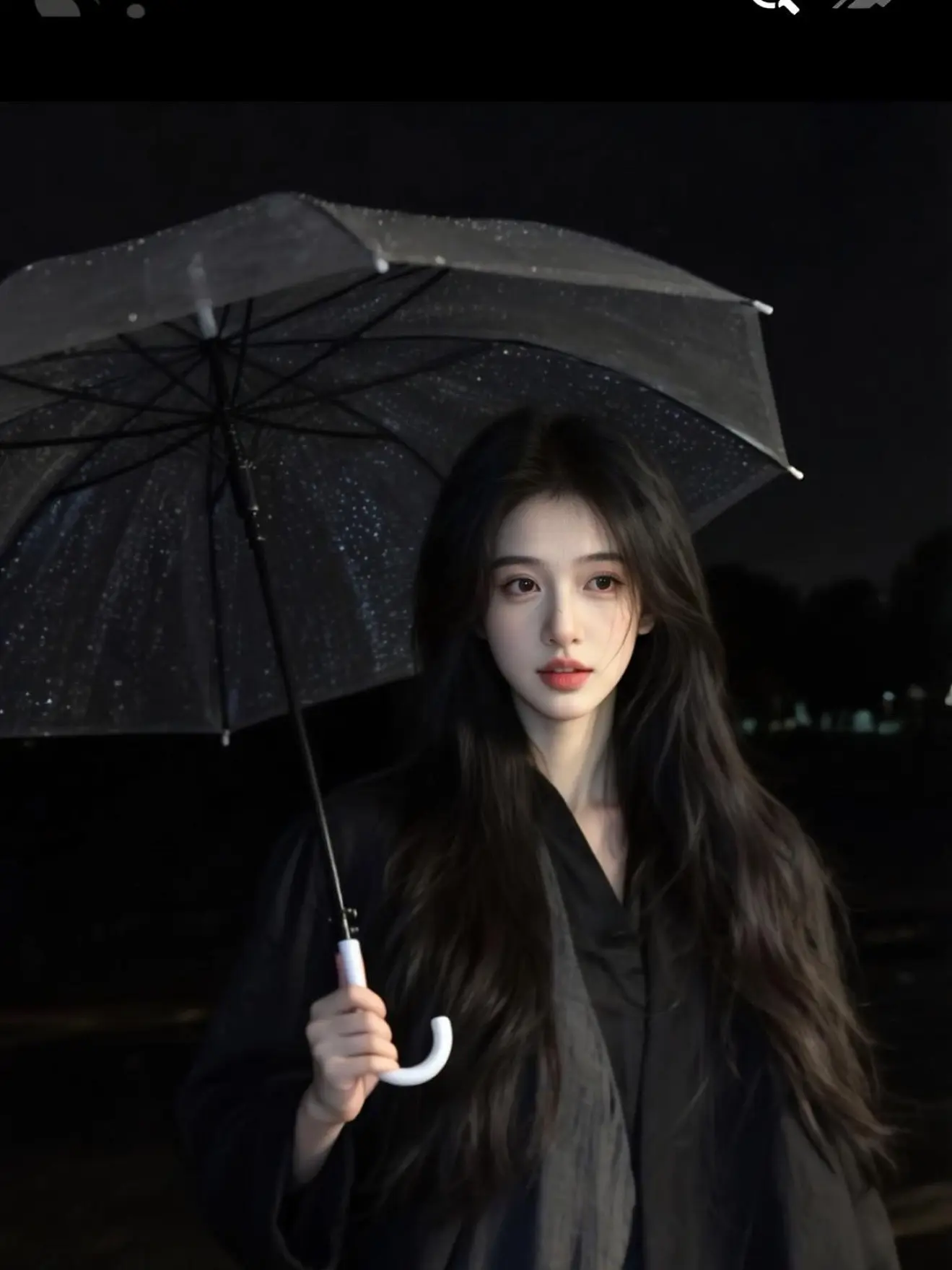 天气预报有雨🌧️我的伞还是可以借你。 雨夜随拍