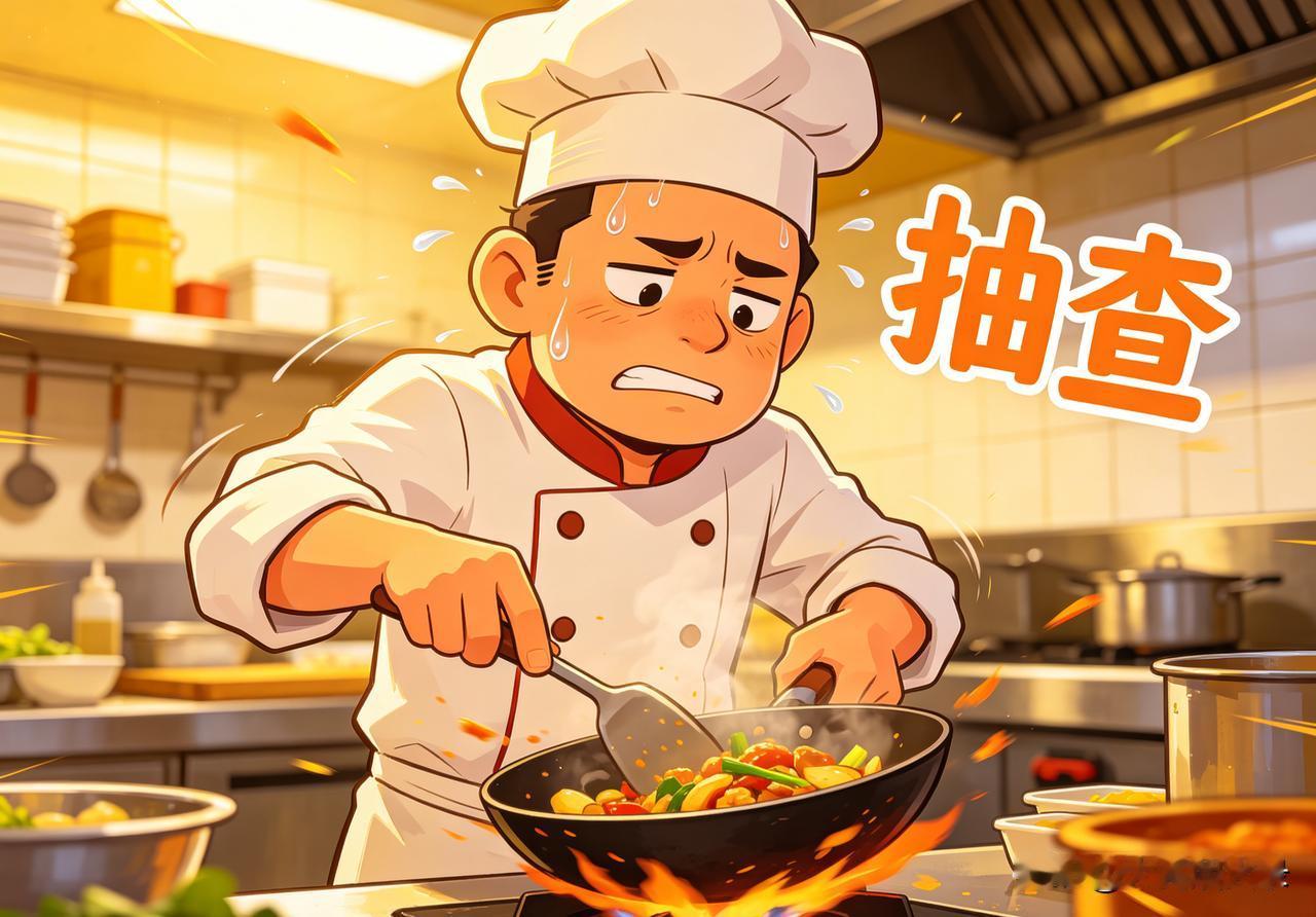 奇了怪！一替手下顶岗炒菜，公司就来抽查？这是巧合吗？
 
我是后厨厨师长，平时安