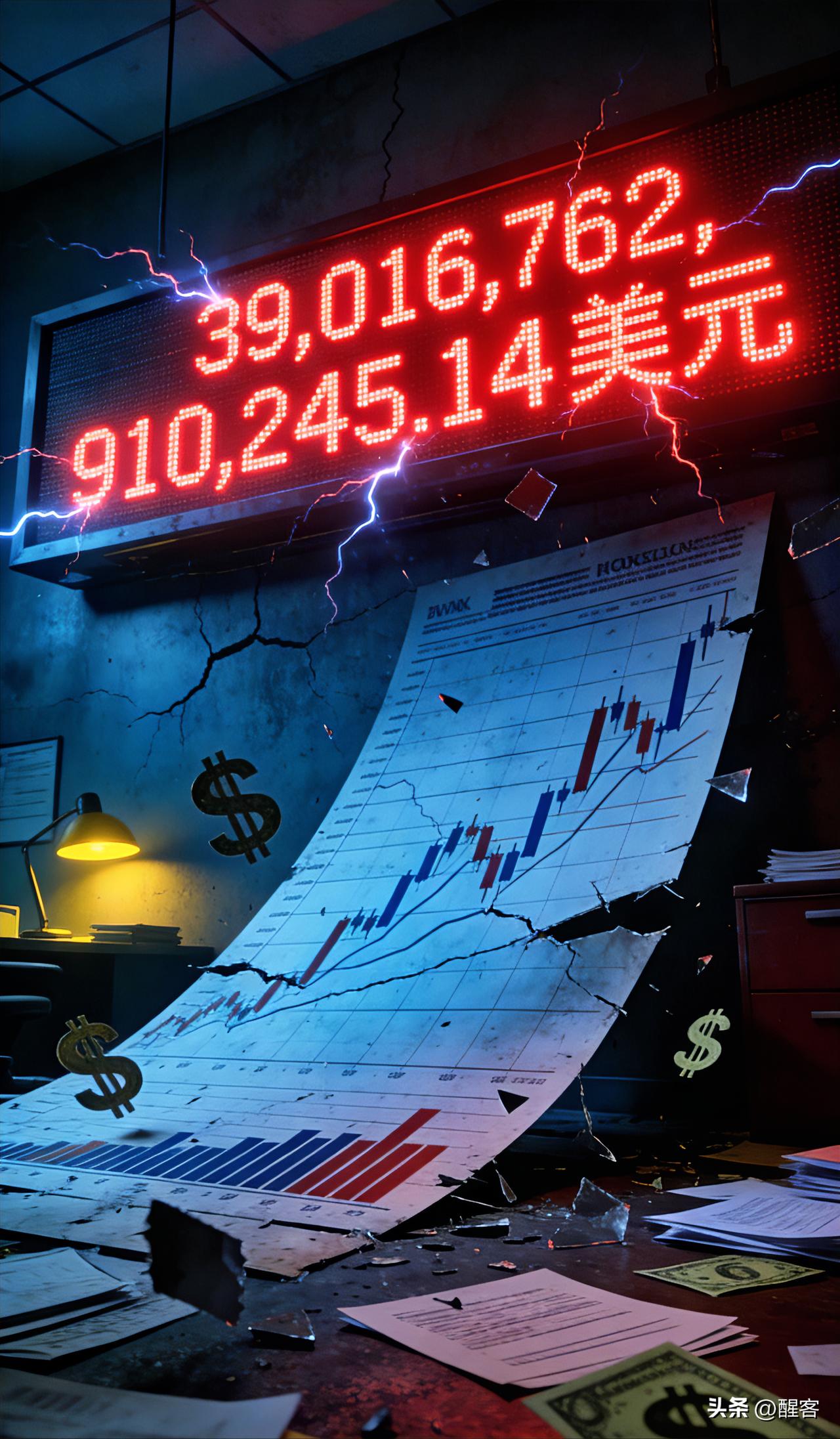 39,016,762,910,245.14美元。这是一个比霍尔木兹海峡封锁更加令