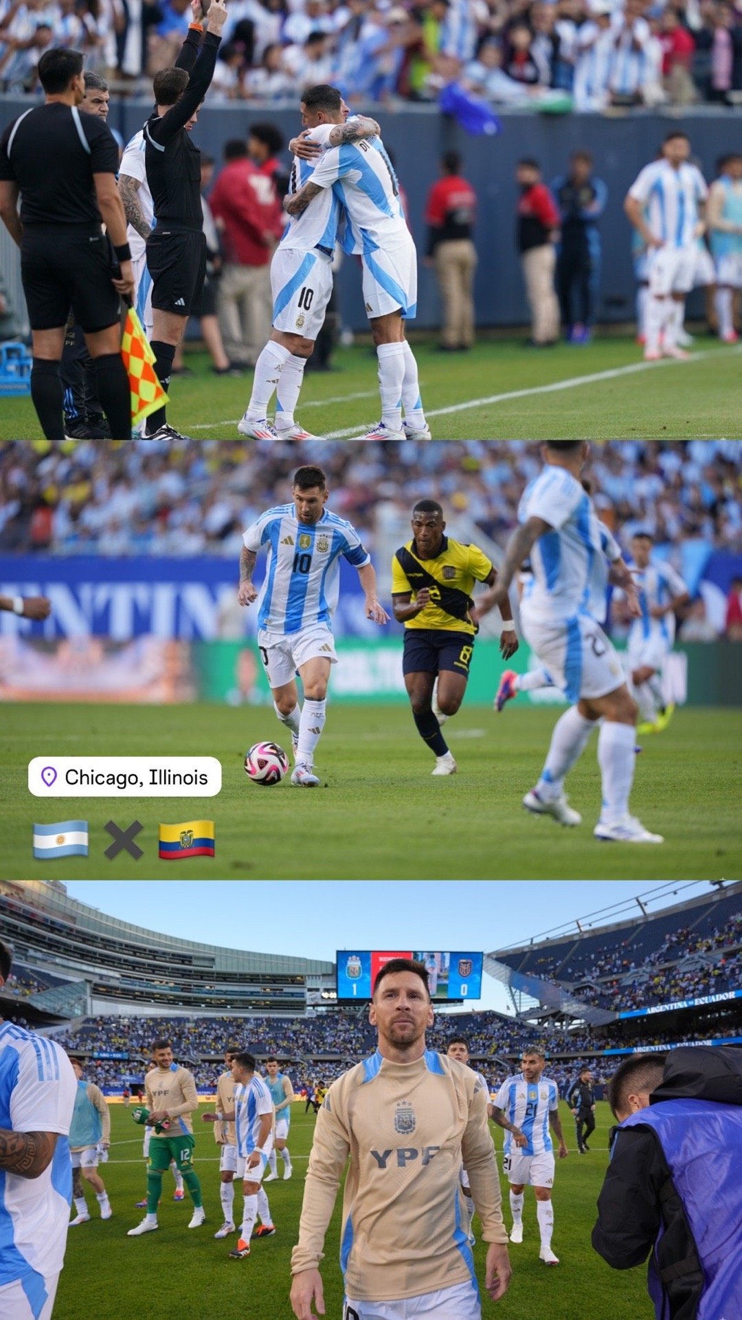 【在国家队的感觉就是好[太开心]】梅西连续发布Ins Story[可怜][可怜]