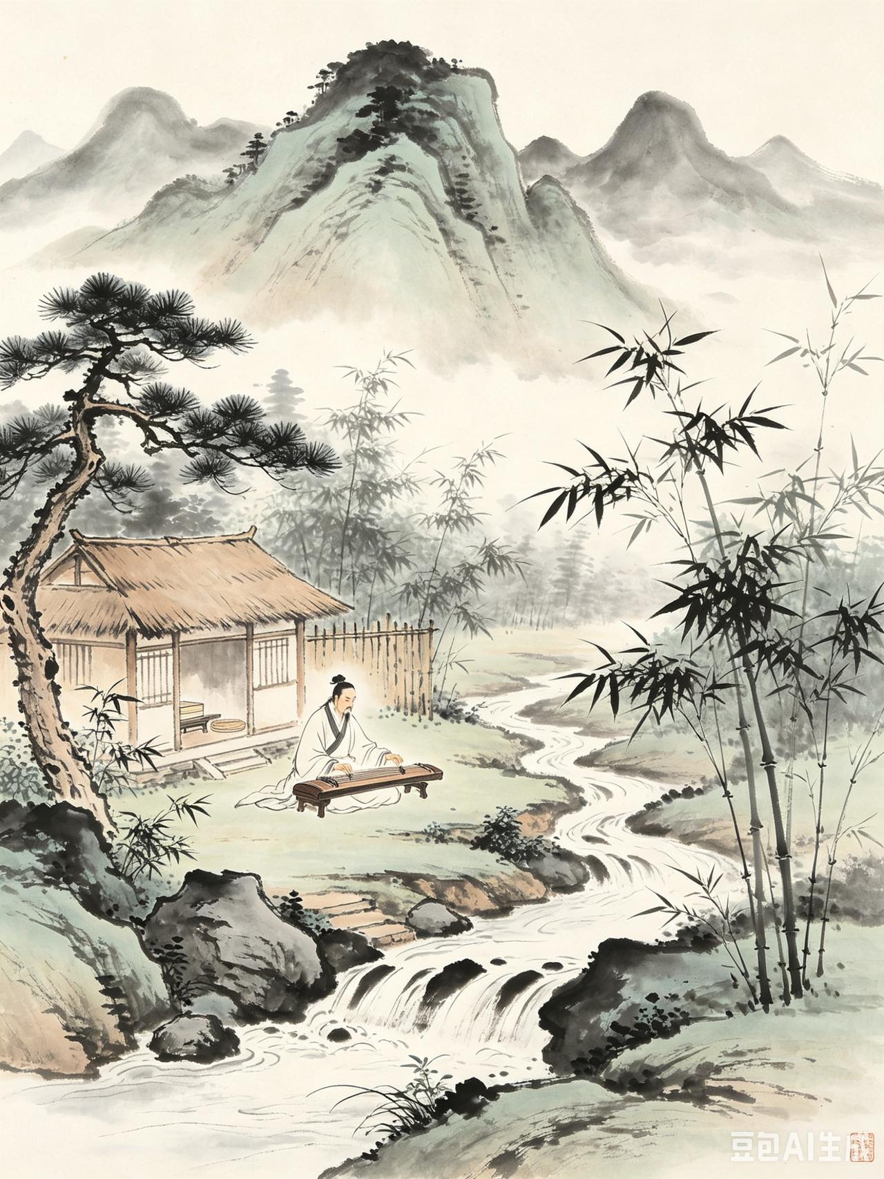 上联：浅浅深深河中水，有请下联
下联：平平淡淡世上人，