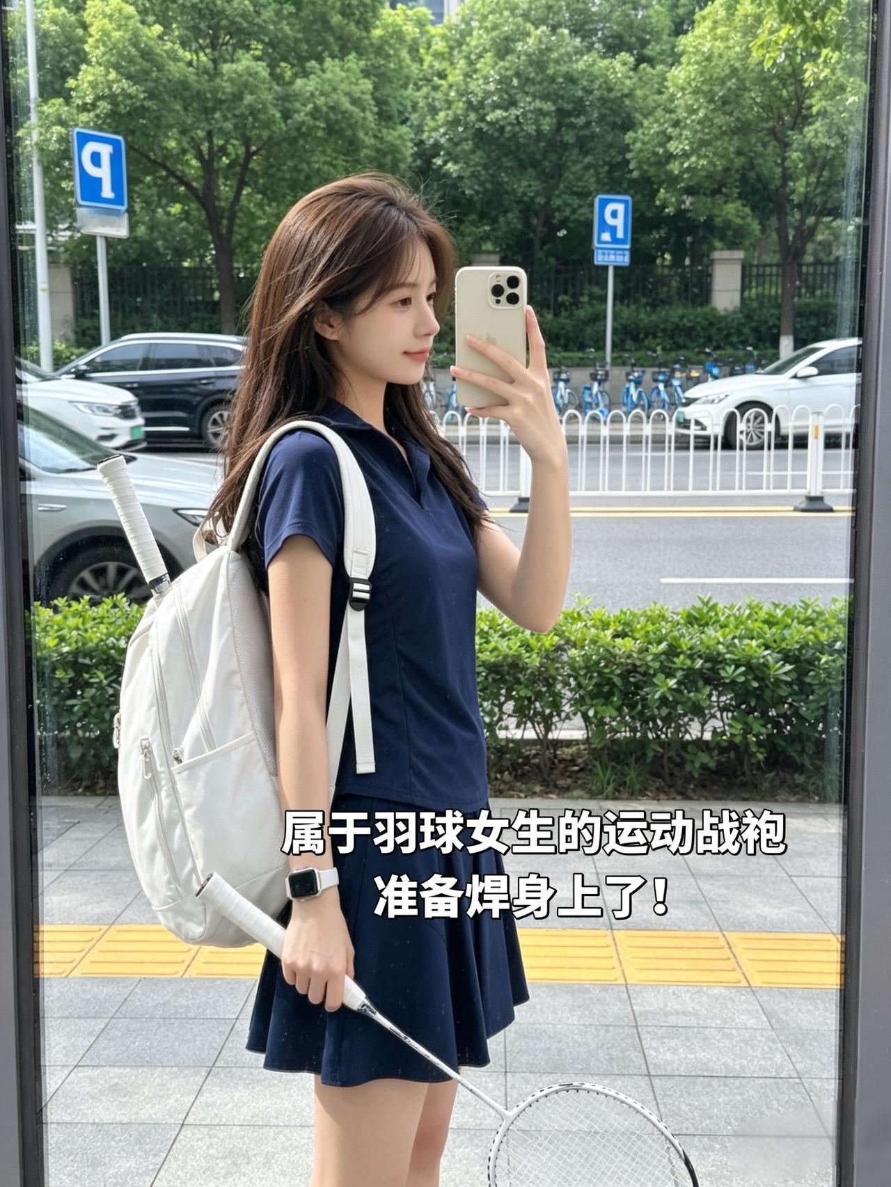 属于羽球女生的运动战袍
准备焊身上了！