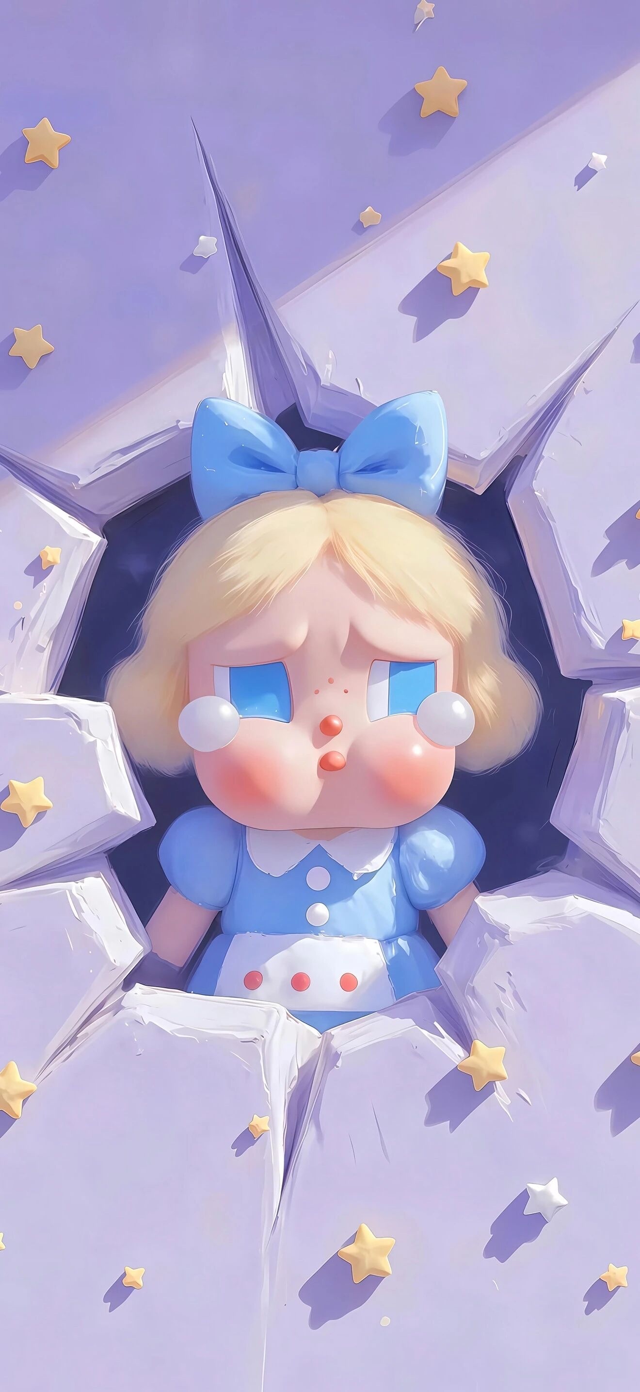 𝐬𝐡𝐚𝐫𝐞壁纸｜泡泡玛特crybaby 哭娃 🍧₊⁺分享背景图｜卡通