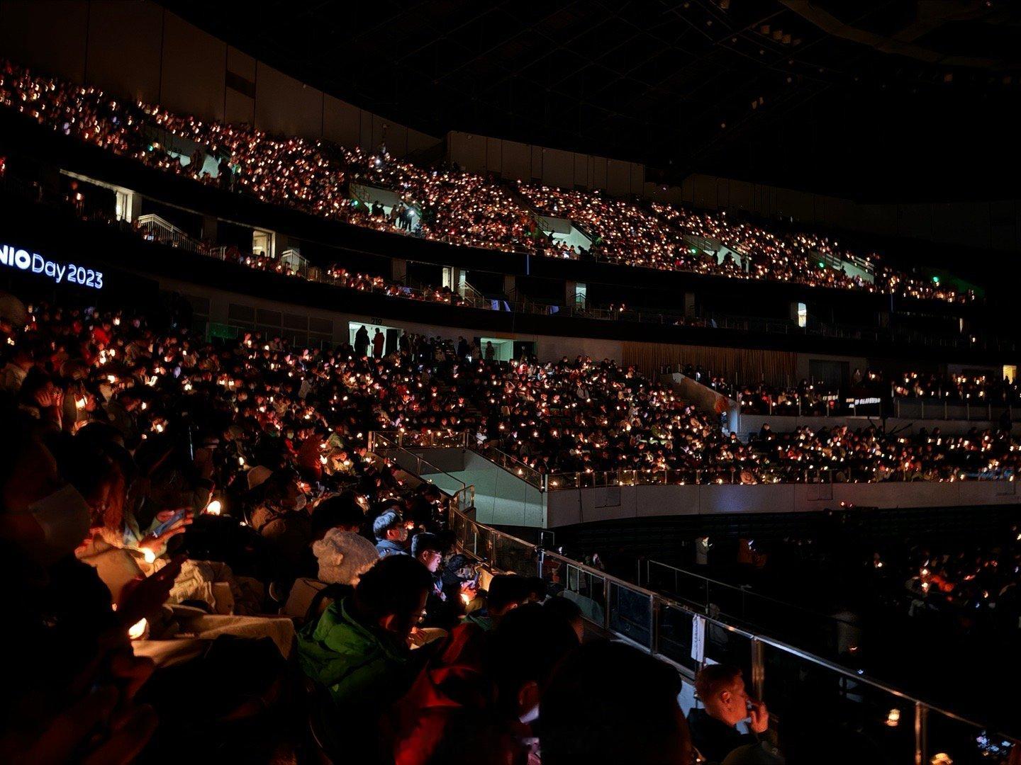 #2023蔚来日#今年的场馆好高级  ​​​
