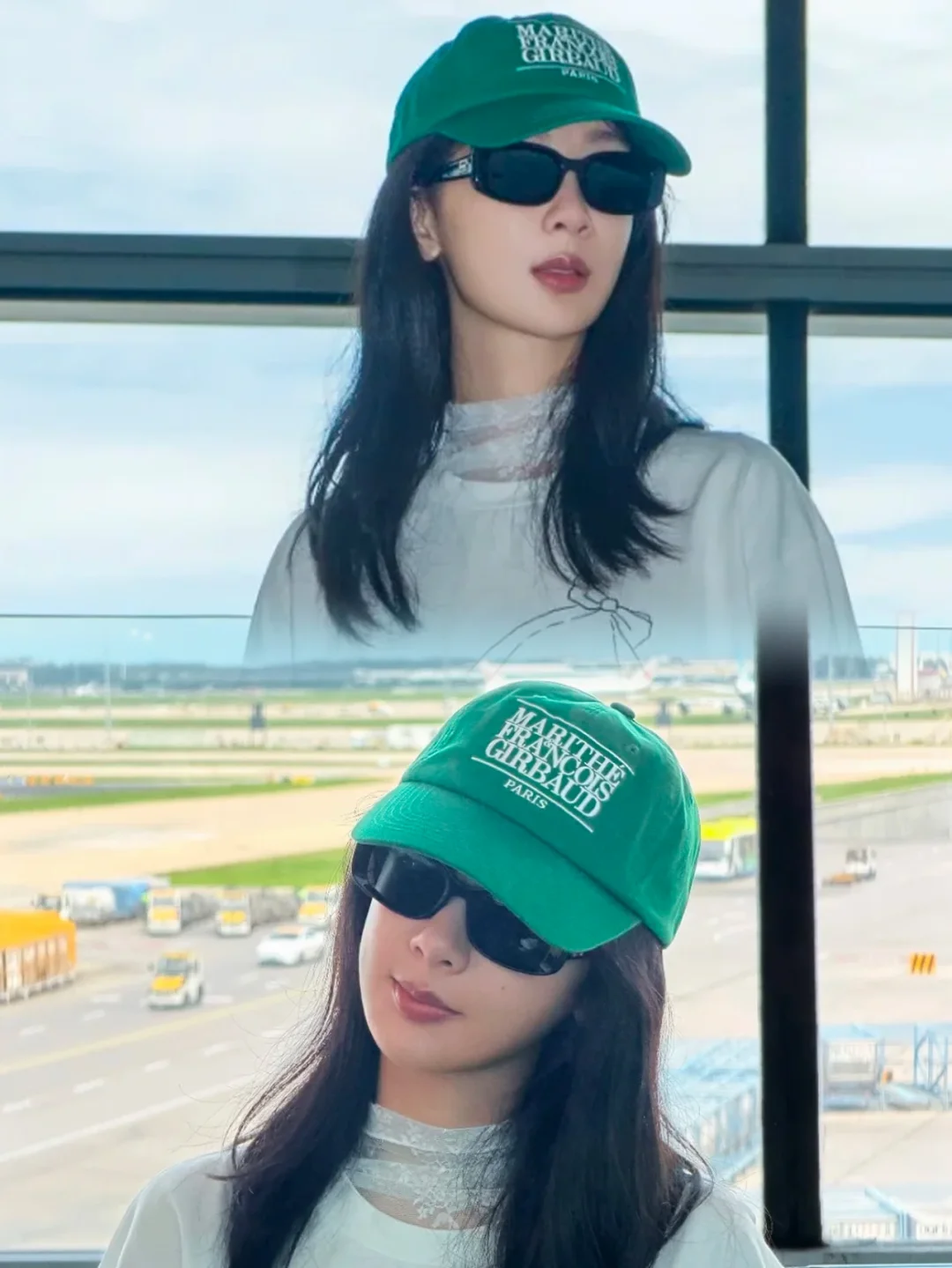 杨紫✈️美国啦，今日份机场look
