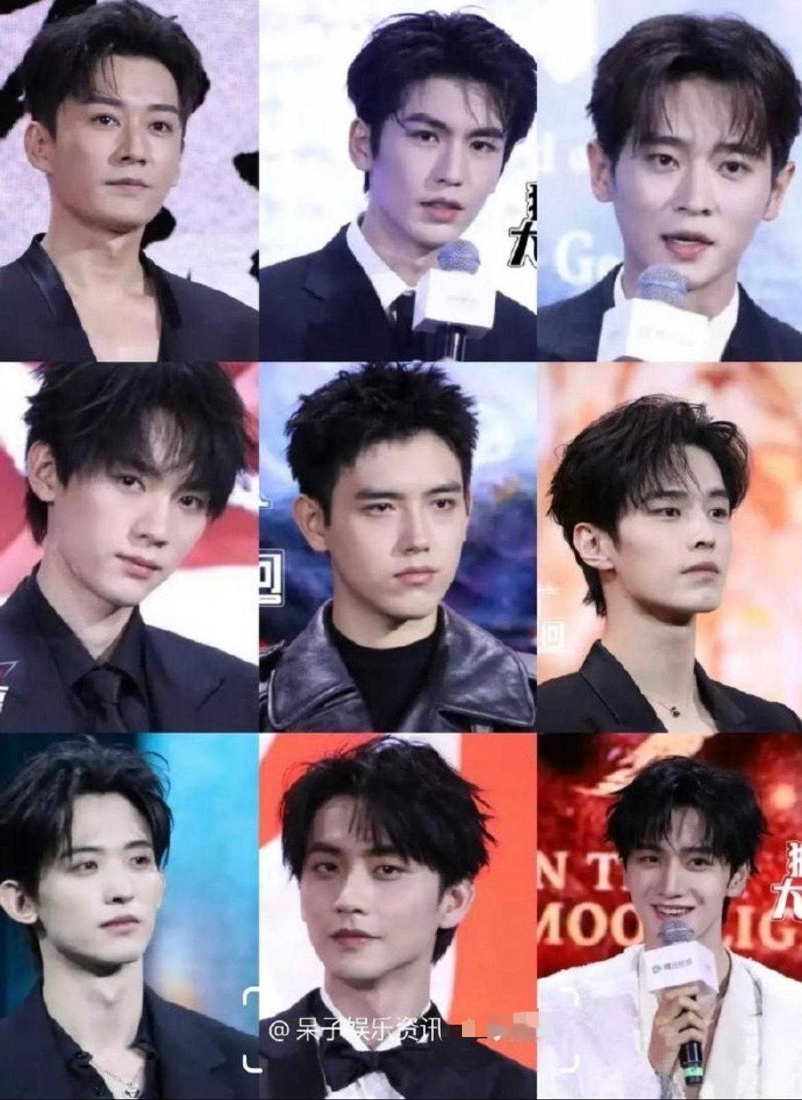 男明星的  谁是帅哥一目了然  你们第一眼看到谁？[来] ​​​