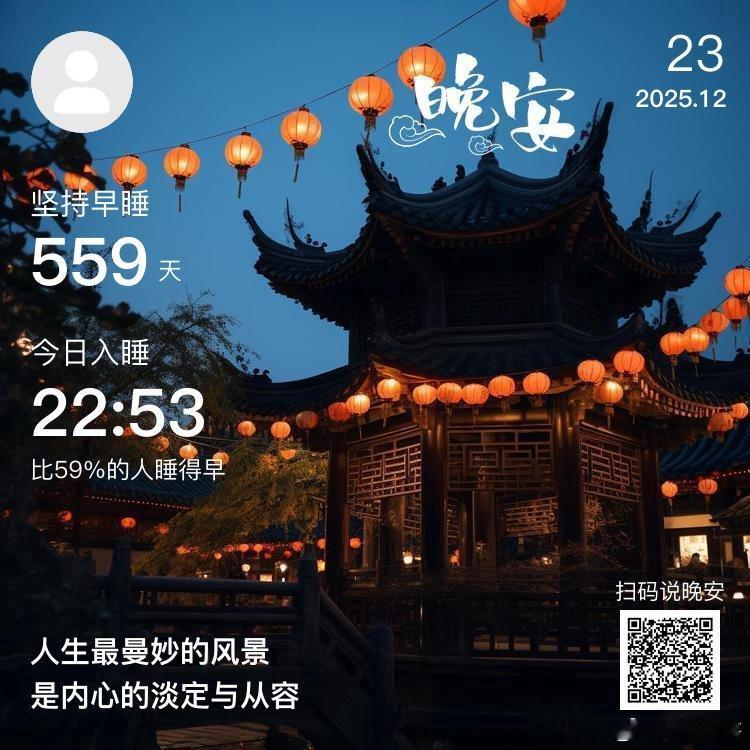 日常晚安，你已连续晚安打卡559天。如果没有人能为你遮风挡雨，那就学会自己披荆斩