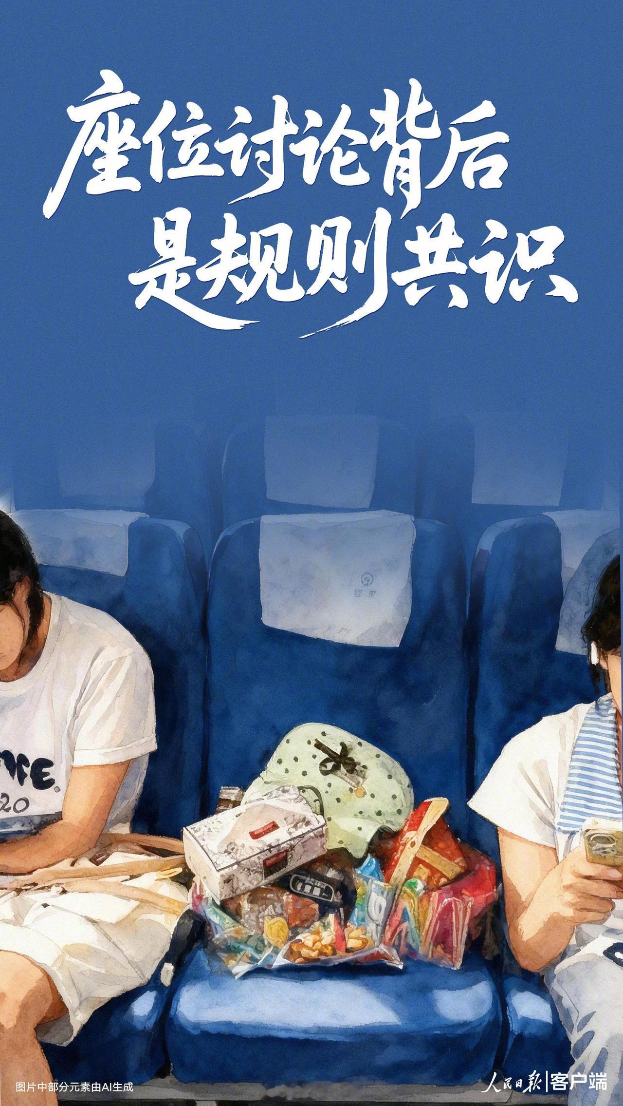 【人民日报锐评：谈火车零食占座】
    近日，两名未成年女孩买三张火车票用中间