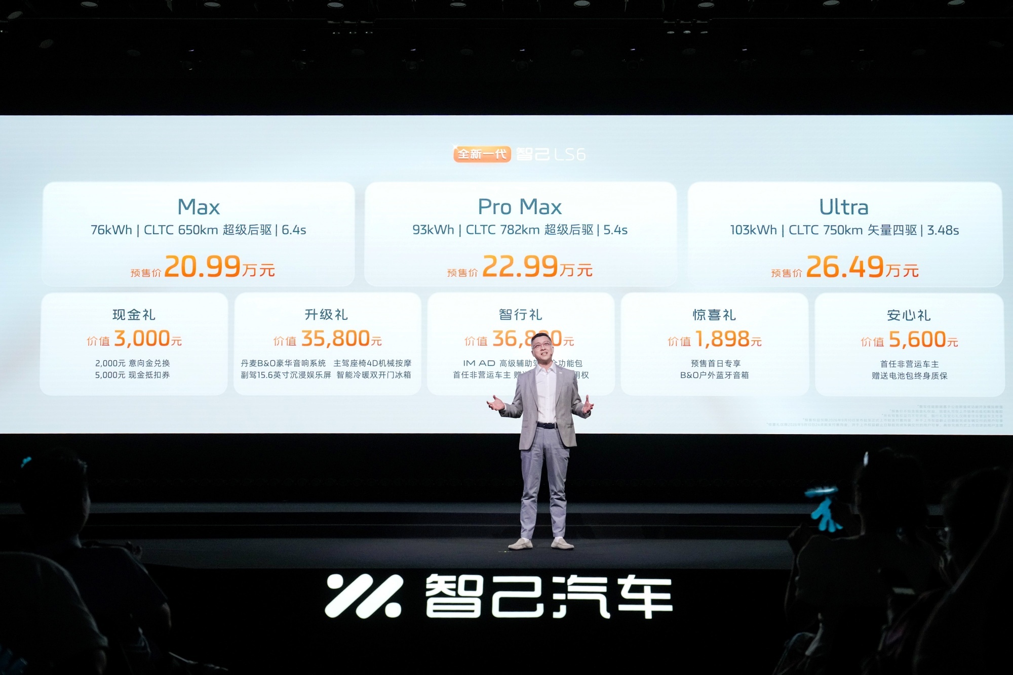 全新一代智己LS6欢迎登机20.99万起20万级家用纯电SUV又添新选手，全新一