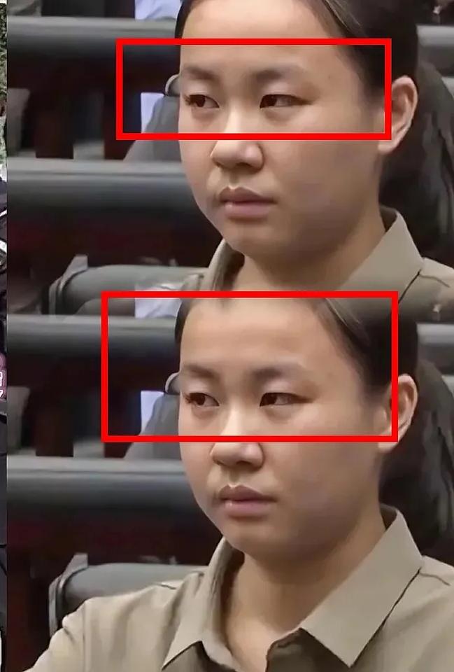 你们发现了吗？
明珍珍的长相，
一看就是属于特别凶狠的那种人！

特别是她的眼睛