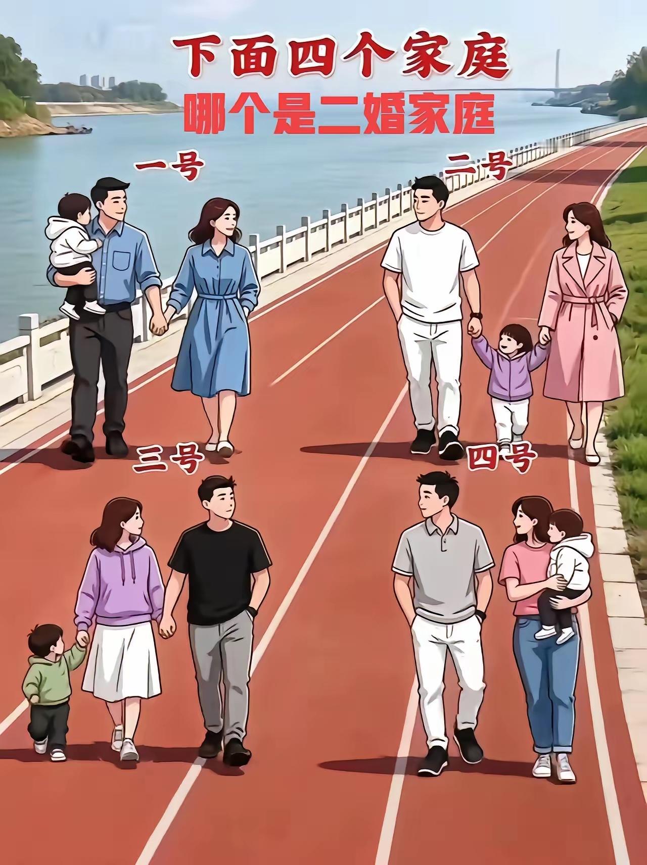 考考你眼力，哪一组是已婚家庭