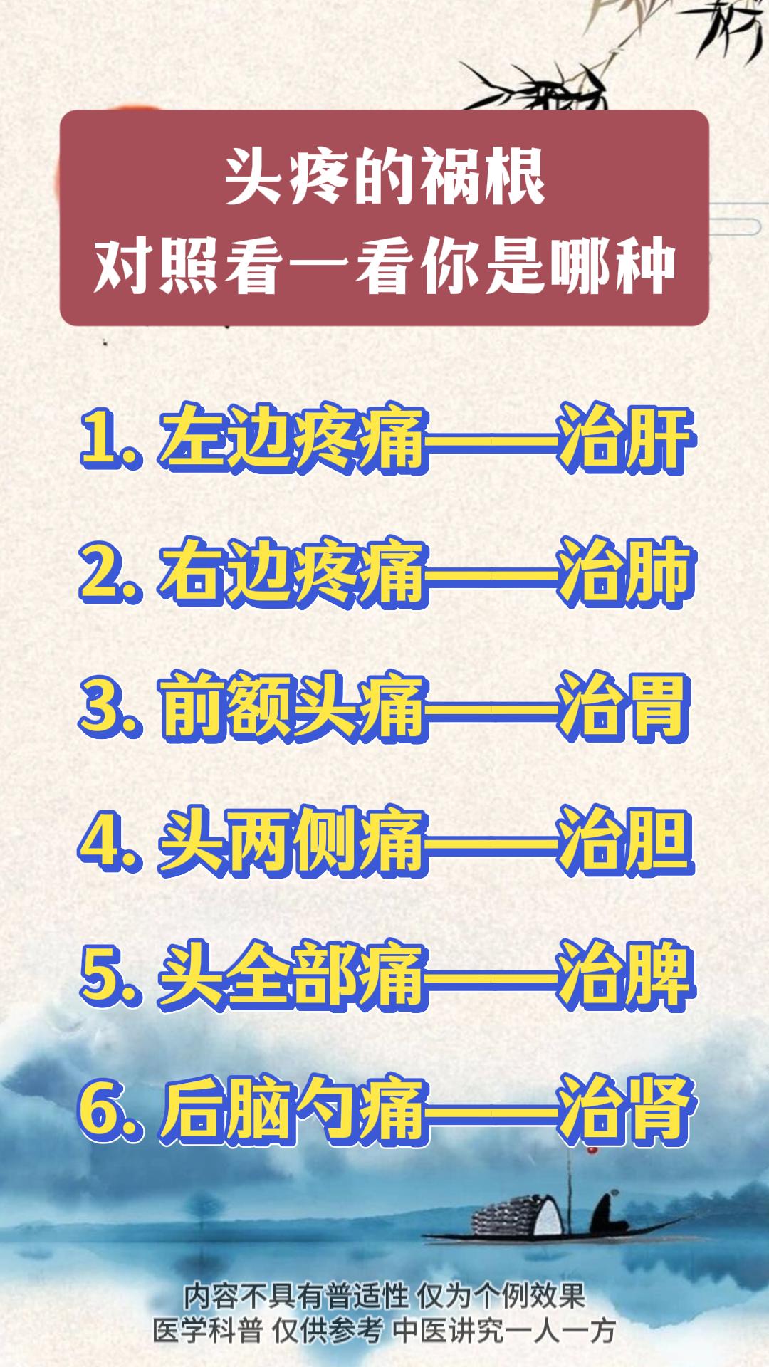 头疼的祸根，对照看看你是哪一种。