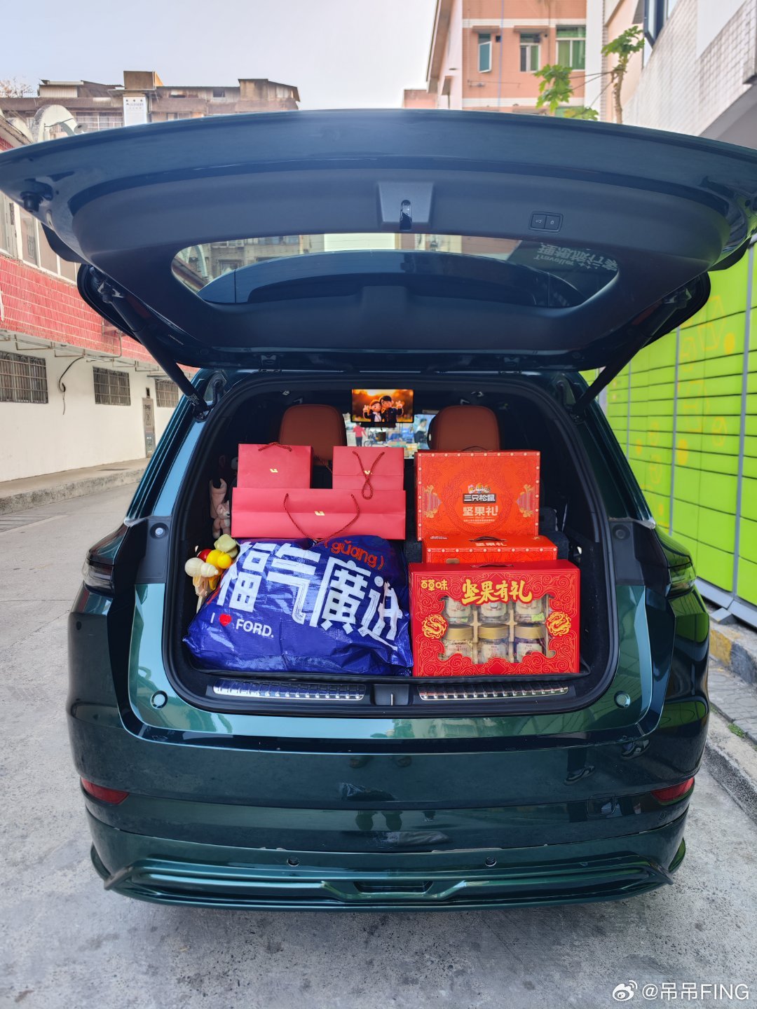 理想生活进行时回家的日子很理想  每年春节前夕，我都会开着车载着家人去逛花街办年