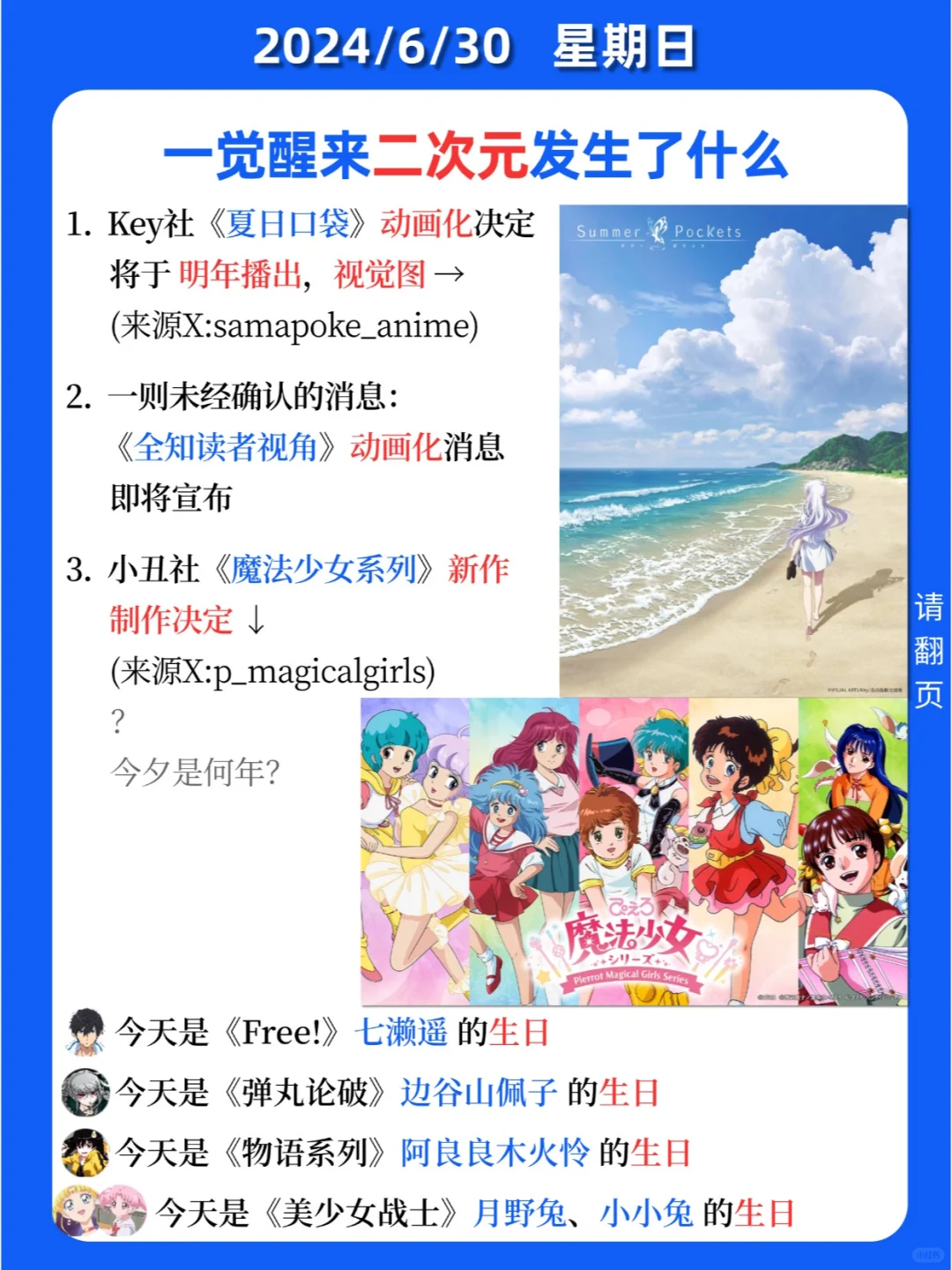 二次元发生了什么？我是小甜甜同系列新作！