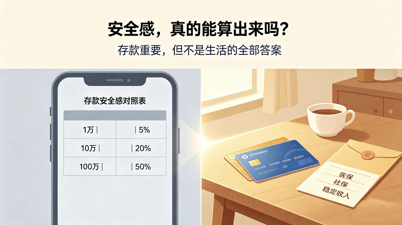存款越多越有安全感？那张刷屏对照表，骗了无数普通人
        网上一张家庭