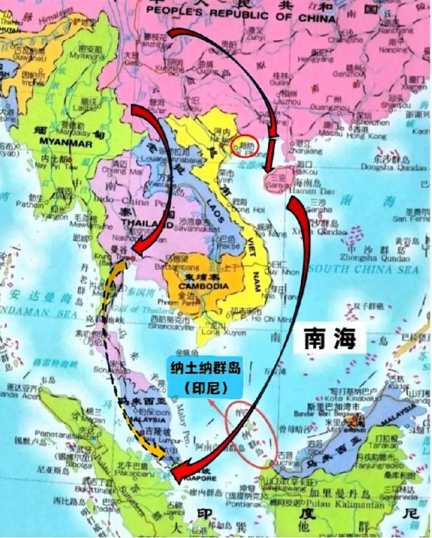 越南，已经主动从中国的经济巨舰上跳船了！平陆运河马上通航，中老铁路早就跑通了，中