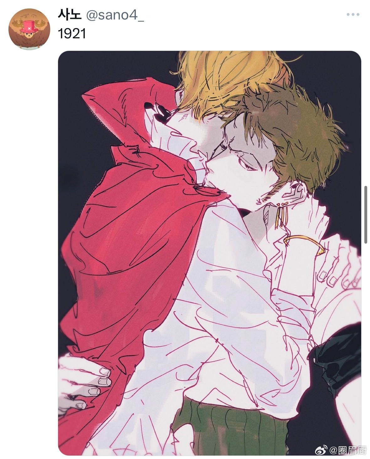 哎呦这老师画的好好突然好想看这种。。。画师@ sano4_ 