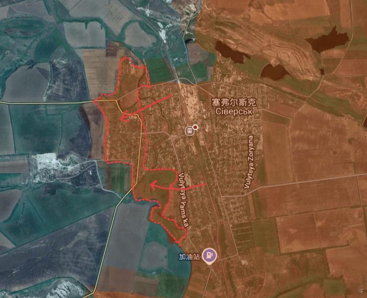 塞弗尔斯克剧终人散，嘘嘘哥难得这么诚实和迅速来源：Suriyakmaps俄乌局势