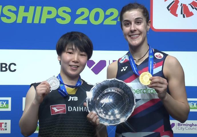 #记录我的2024# 全英羽毛球公开赛，马林女单夺冠，李白成功“转正”
全英羽毛