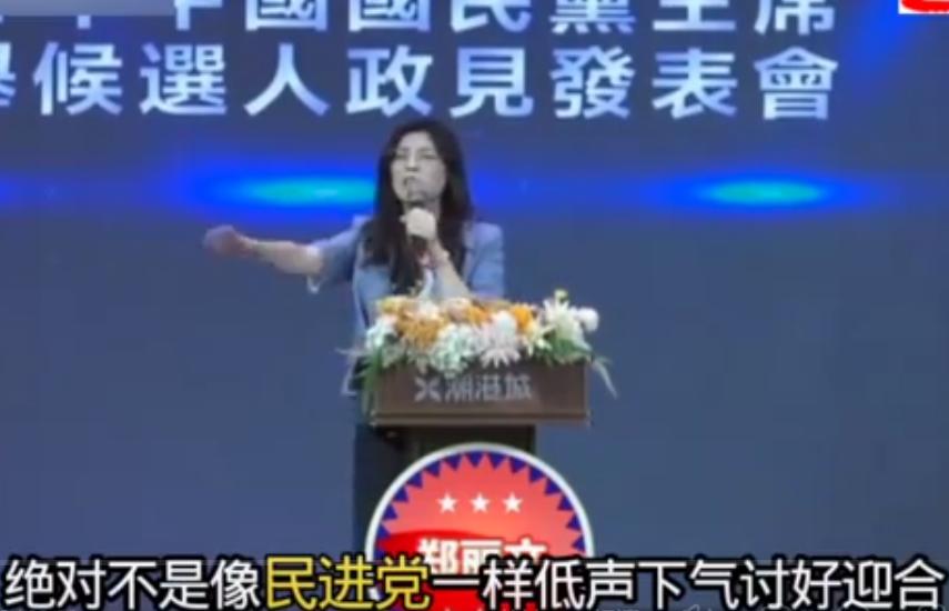 郑丽文首次公开回应会见高市早苗：丽文代表中国国民党见高市早苗，绝对不是像民进党一