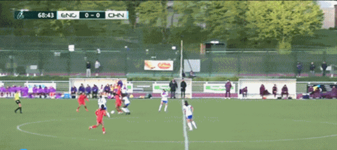蒙太古杯，中国U6女足1：0击败英格兰U16女足，不得不说中国女足U16这个进球