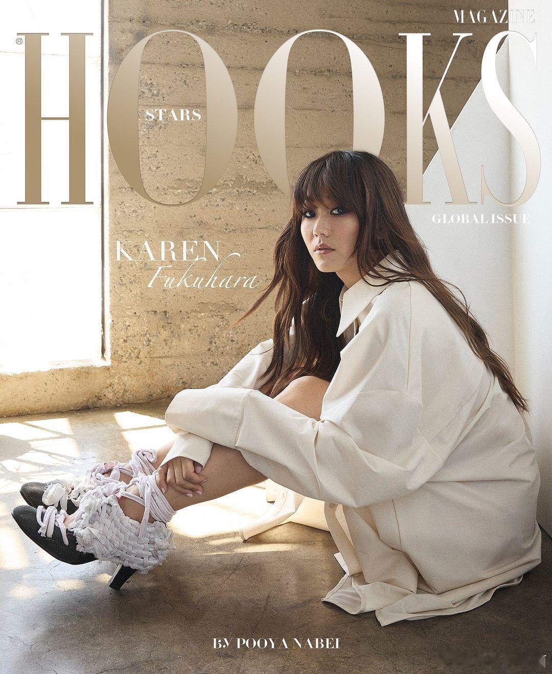 #黑袍纠察队#喜美子Karen Fukuhara登《Hooks》杂志封面，并拍摄