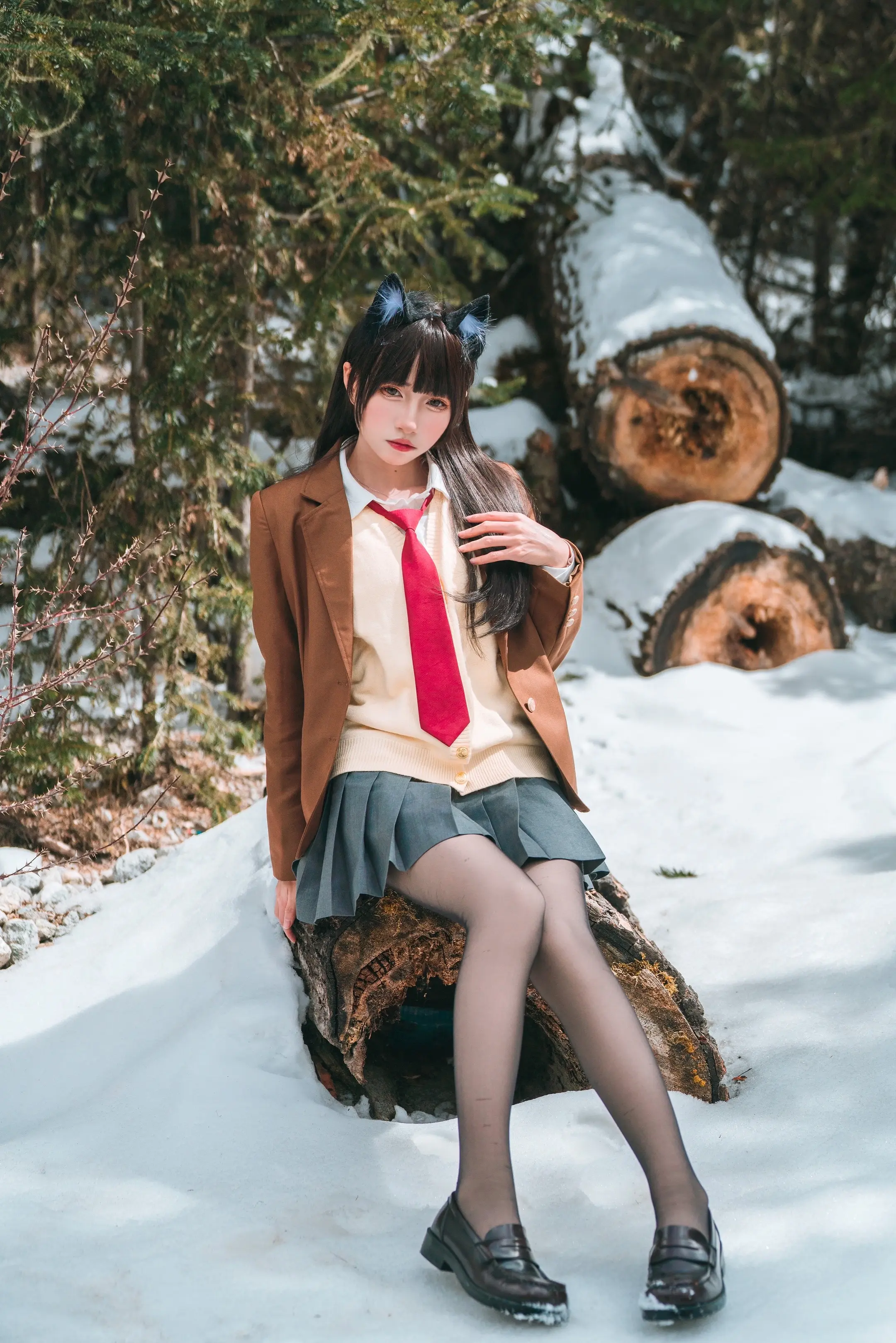 雪会记得属于我们之间的回忆。摄影
