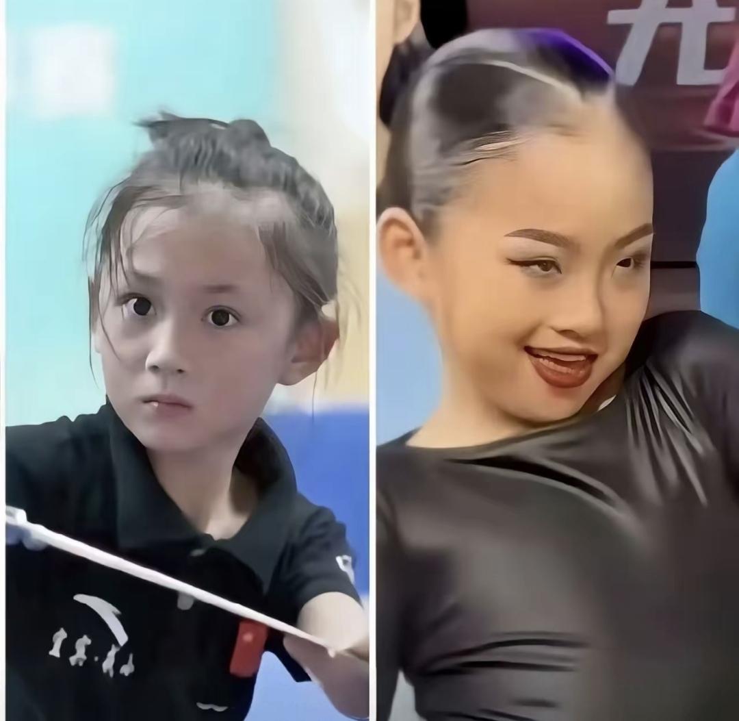 有人拍了个纪录片，左边孩子练中国武术，右边学拉丁舞。练武术的盯着一点不动，眼神特