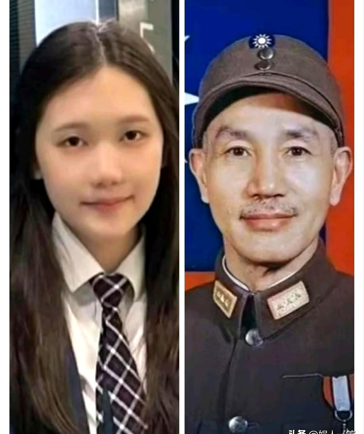 救命！

这基因也太霸道了吧！

最近刷到蒋家第五代孙女蒋得聆的近照，我对着手机