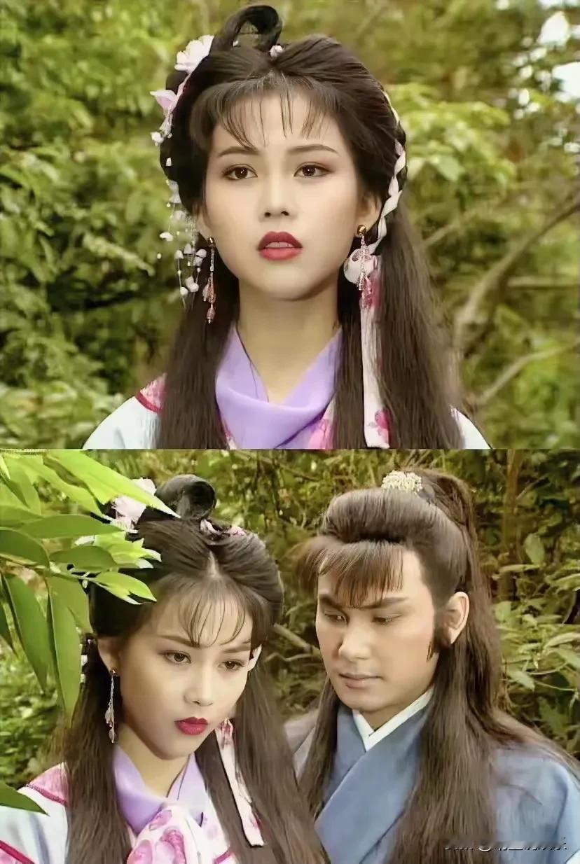 蔡少芬年轻时的妆造真是百看不厌！
眉眼嘴唇都画得太漂亮了，
在没有美颜滤镜的年代
