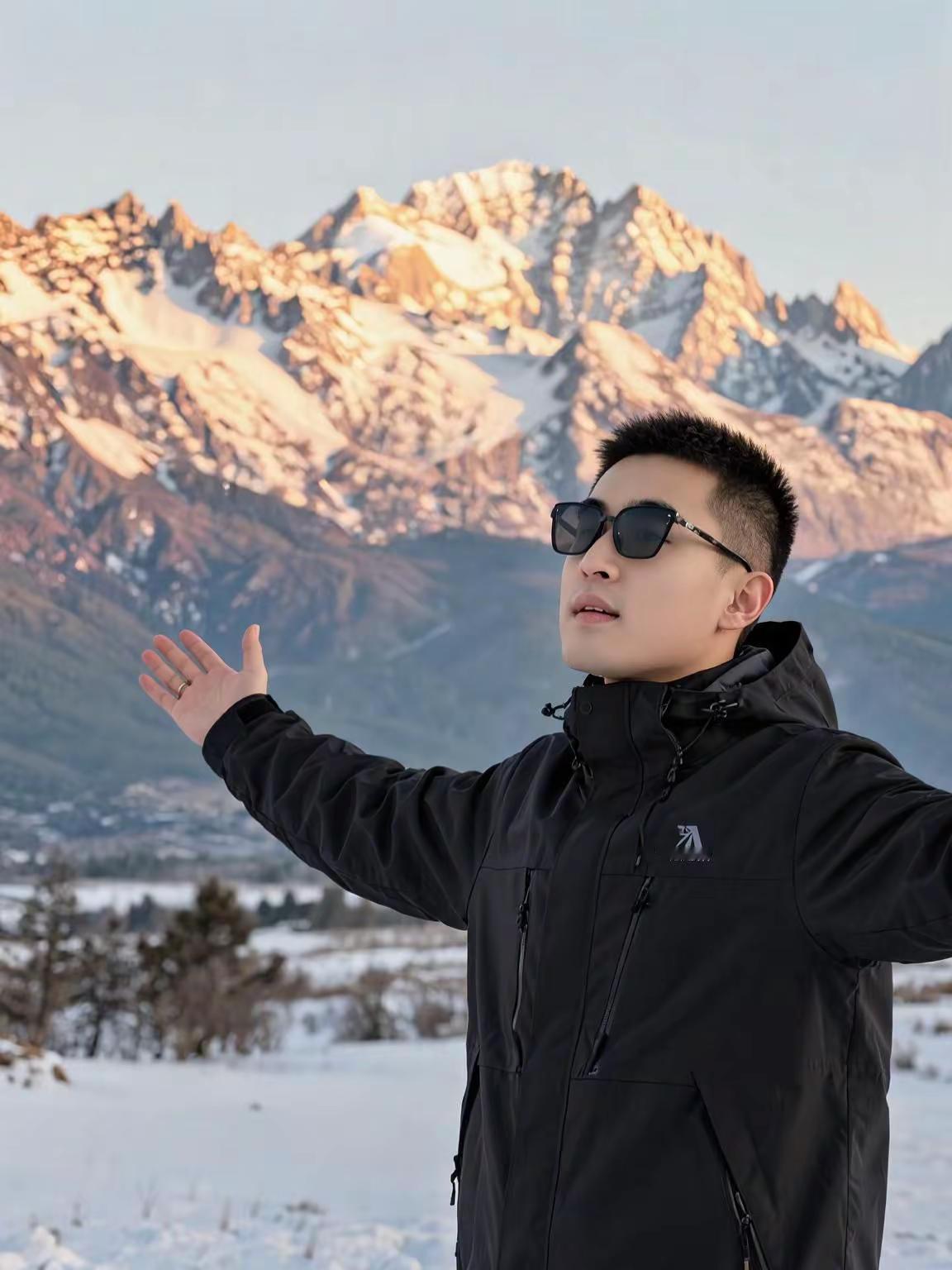 AI雪山酷影写真 ai创作