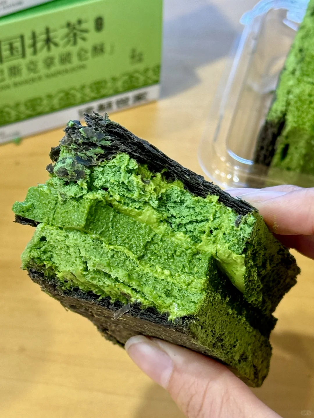 上海！坠伟大的抹茶拿破仑诞生了。。。。。