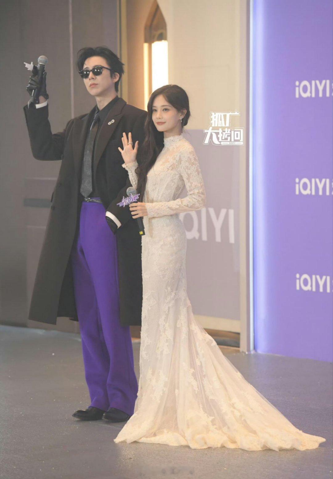 李一桐 刘宇宁尖叫之夜同框生图🈶 男帅女美 好养眼尖叫之夜红毯