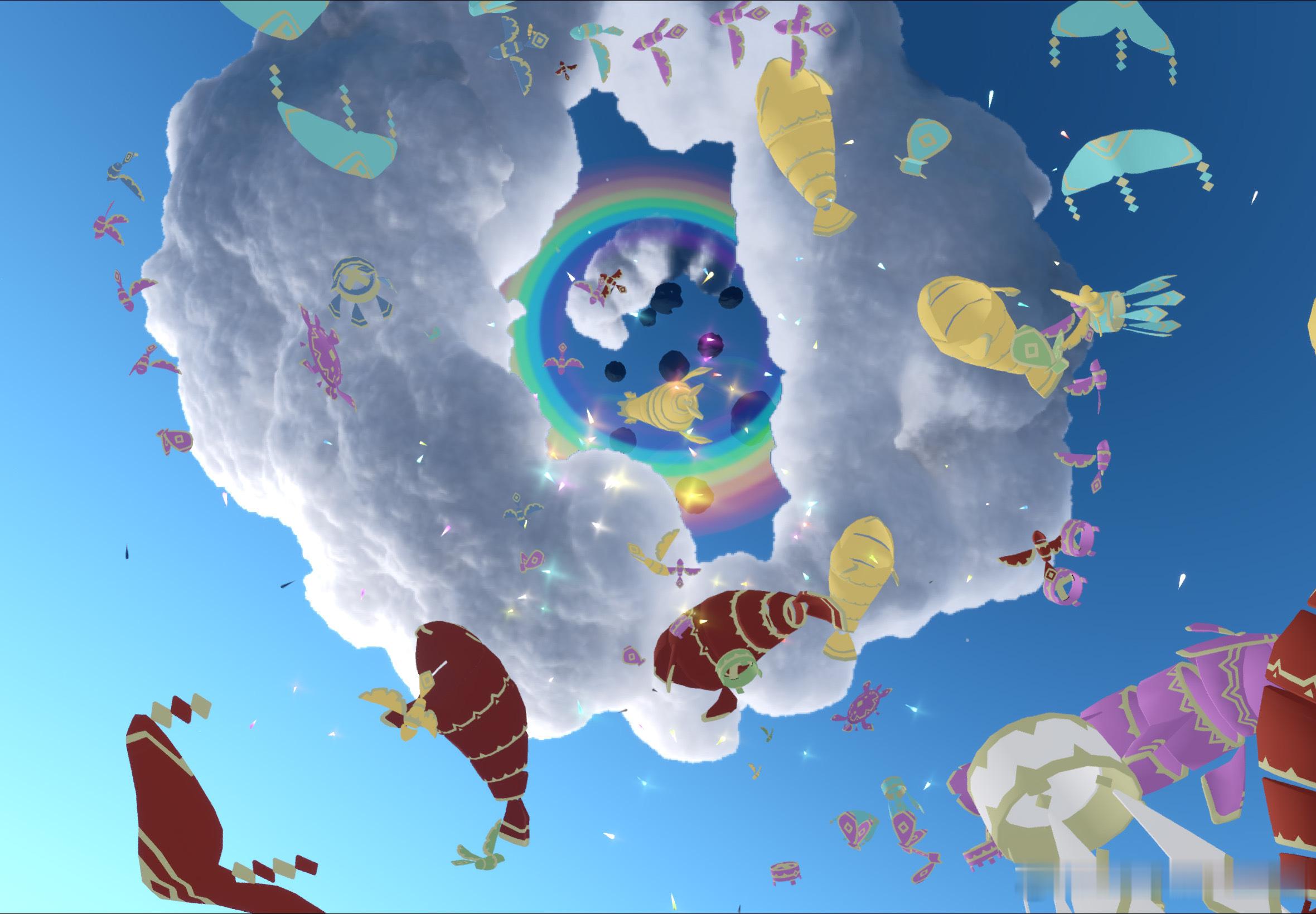 惬意实在是惬意[淡淡的][淡淡的]光遇彩虹日🌈 ​​​