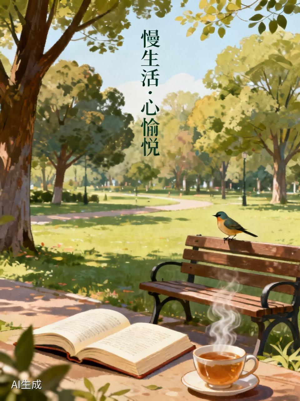 我觉得慢节奏的生活最能让我身心愉悦。就像在周末的午后，泡上一杯热茶，坐在窗边，静