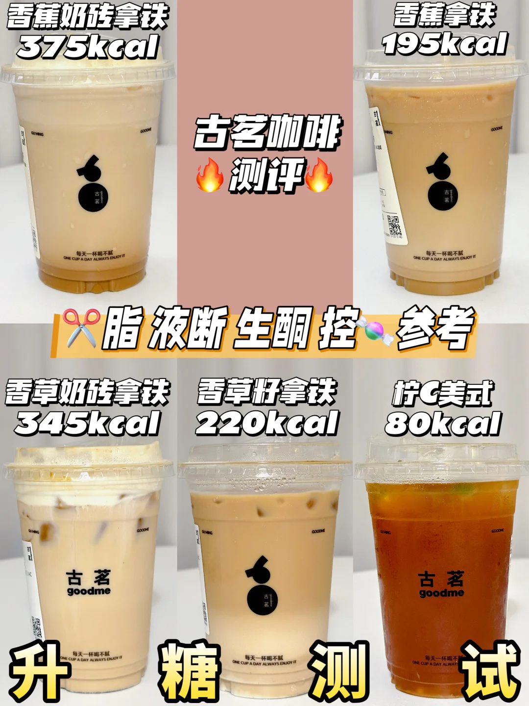升糖测试 | 古茗新品低糖咖啡测评🔥