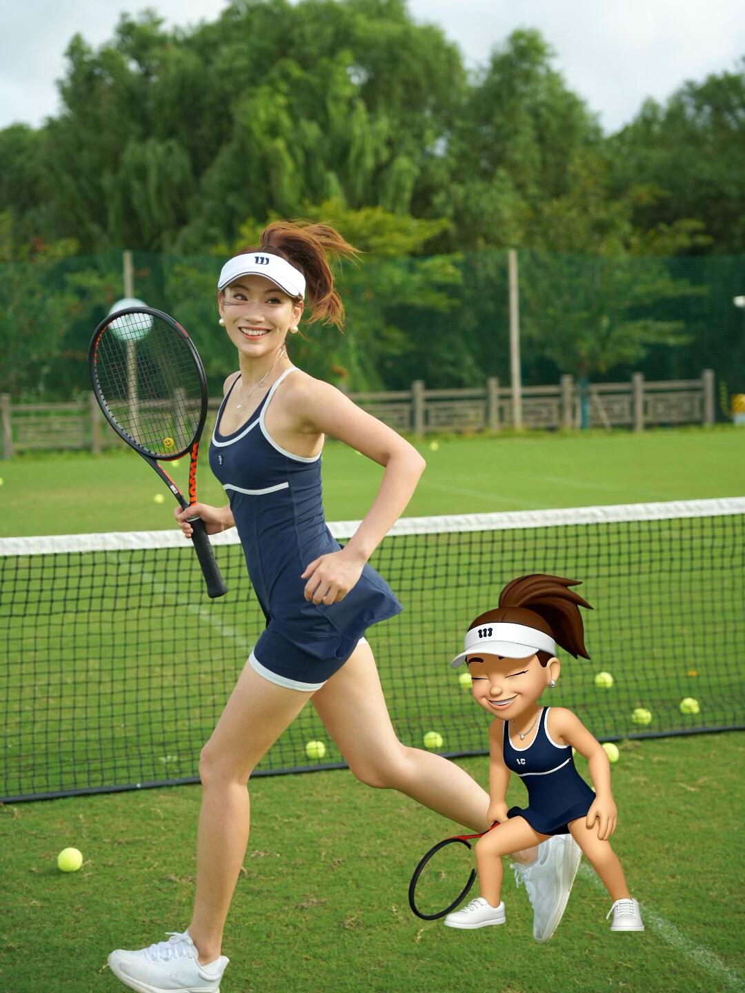 网球人的Emoji小人可爱疯了！🎾