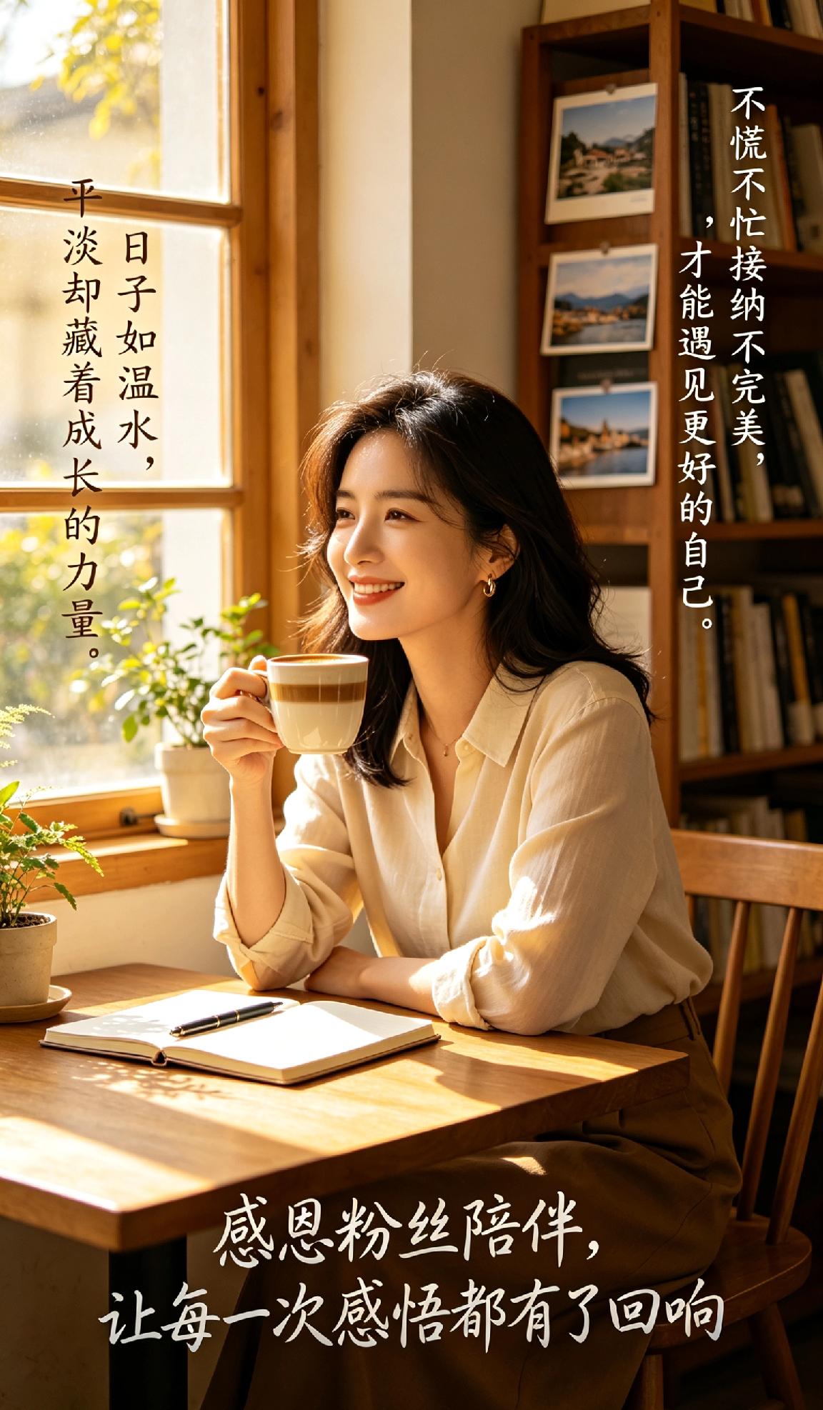 日子如温水，平淡却藏着成长的力量。走过的路、遇过的人，都在教我们：不慌不忙接纳不