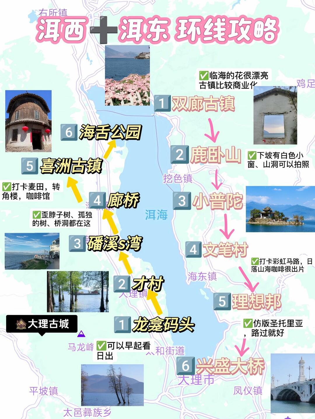 人生建议：五一来大理直接复制这条自驾线路！