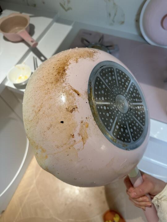 快来救救我这粉色的锅！