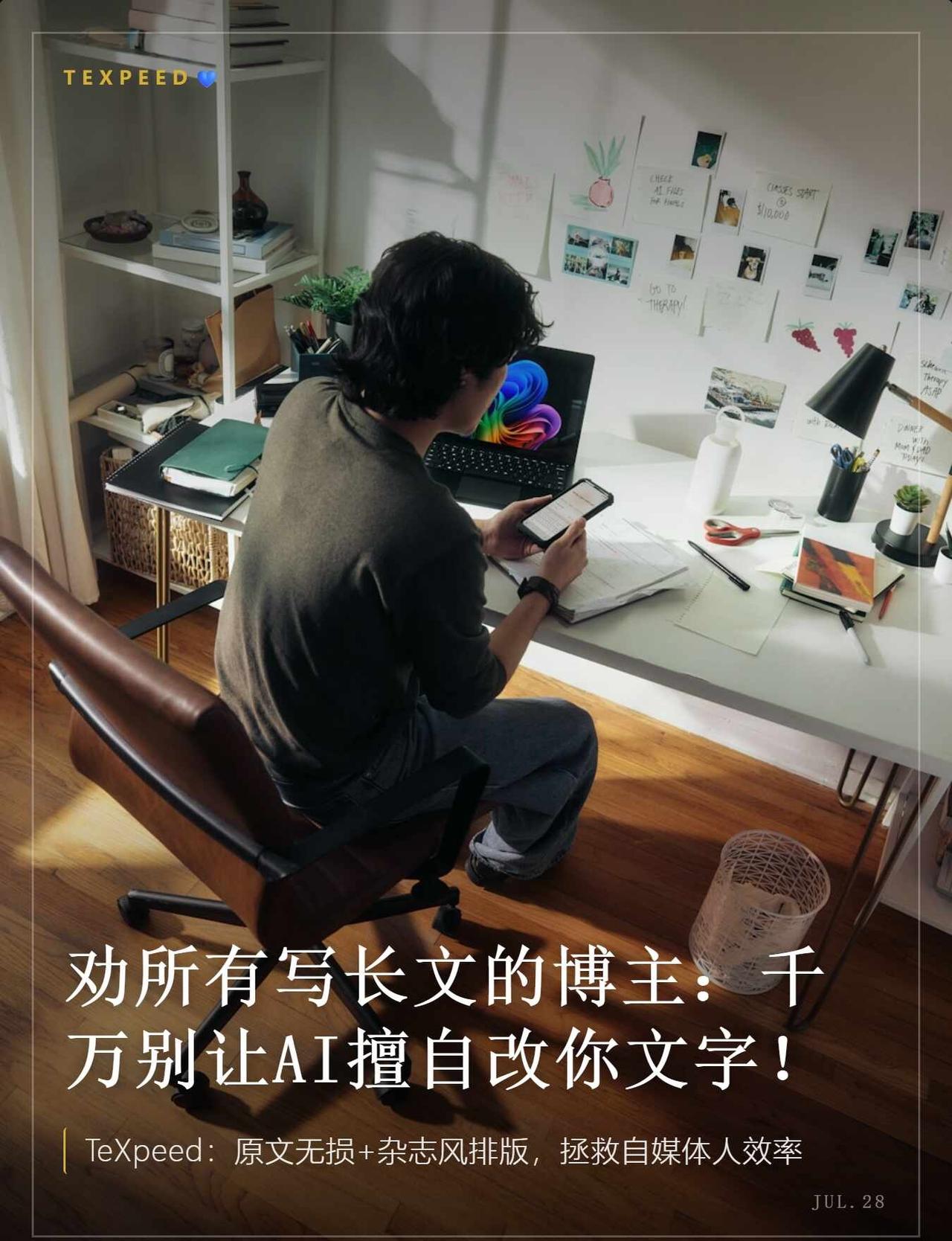 把精力还给创作本身
让AI做它该做的事
	
AI排版 TeXpeed 太思TeX
