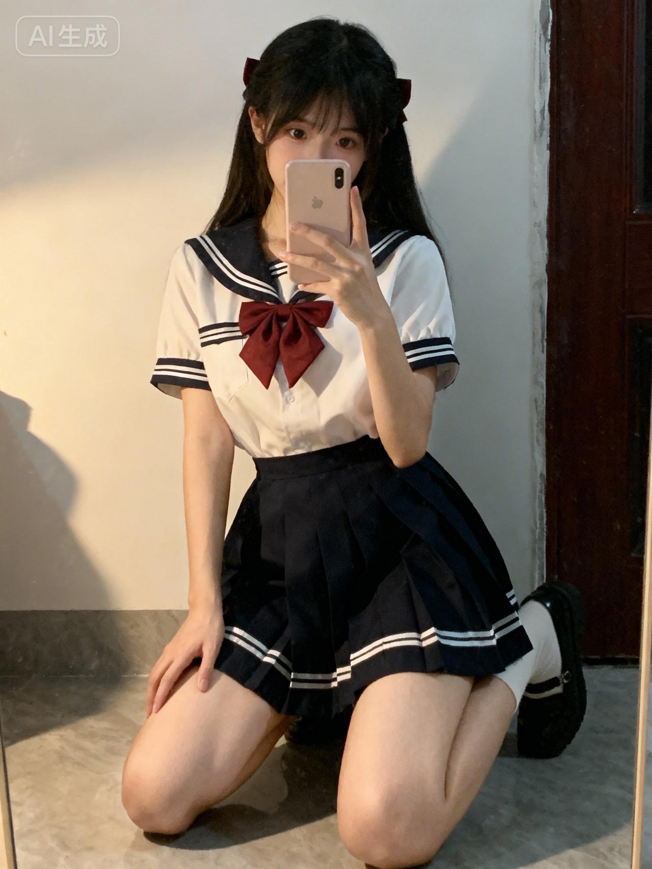 可爱萝莉风，黑白配的少女心，快来get同款！💖👗📸